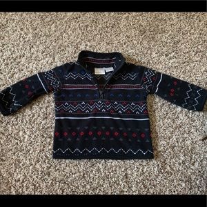 Black fleece sweatshirt